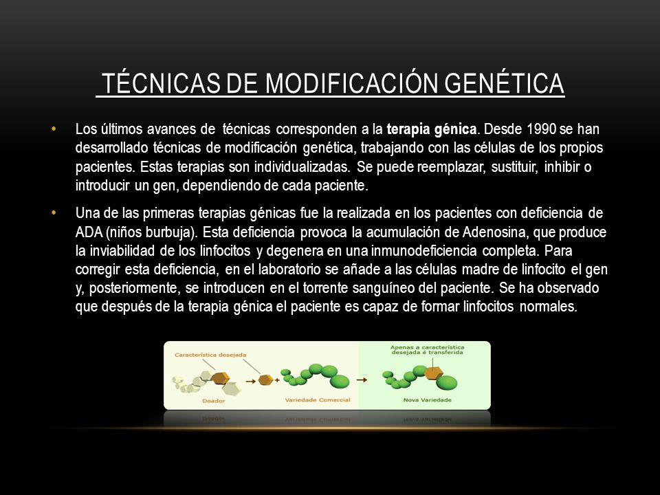 Técnicas de modificación genética