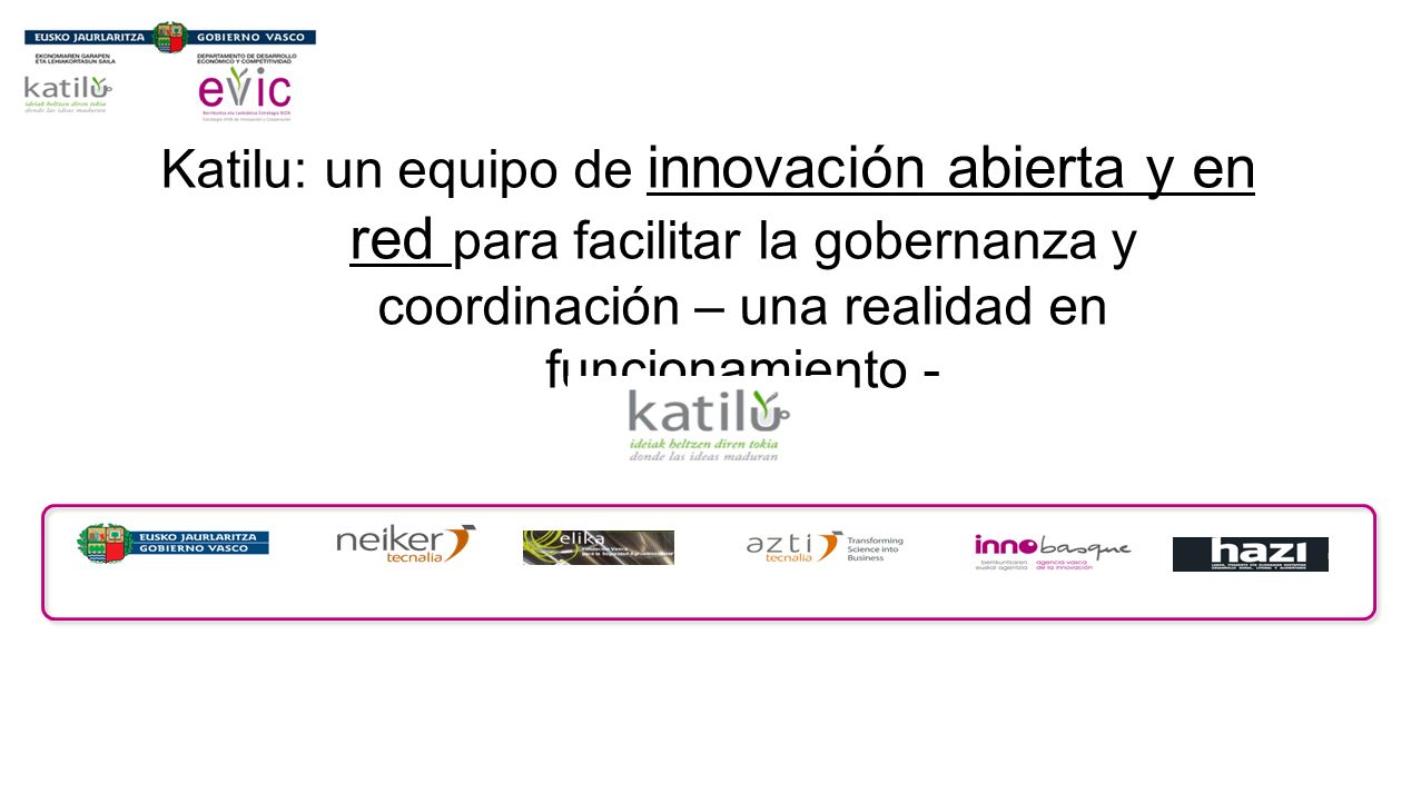 Katilu: un equipo de innovación abierta y en red para facilitar la gobernanza y coordinación – una realidad en funcionamiento -
