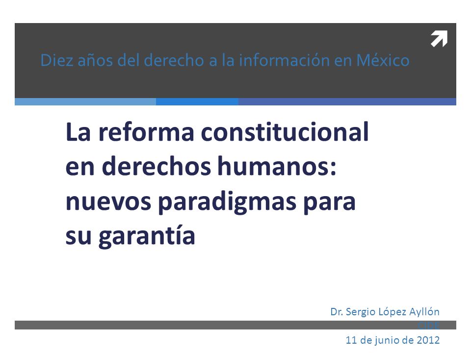 Diez años del derecho a la información en México