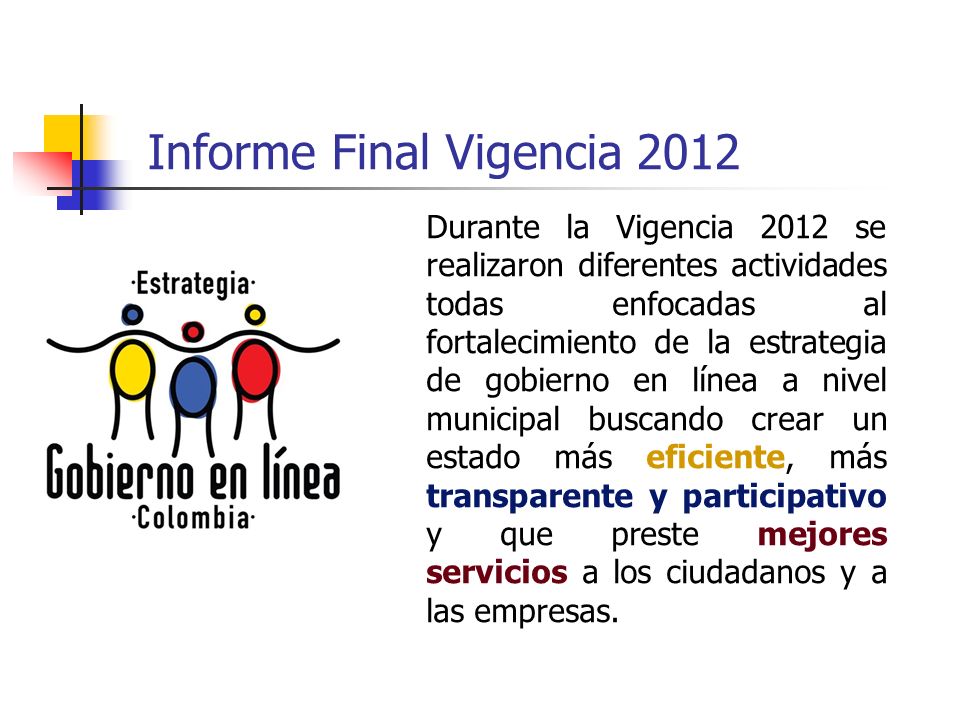 Informe Final Vigencia 2012