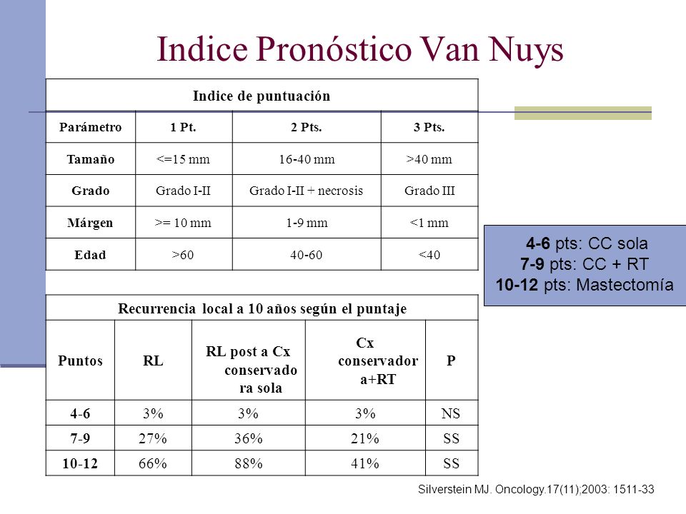 Indice Pronóstico Van Nuys