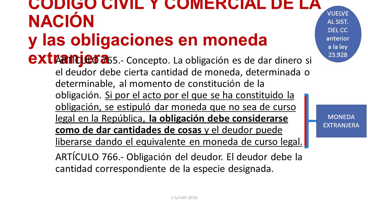VUELVE AL SIST. DEL CC anterior a la ley