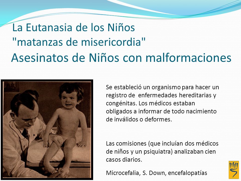 La Eutanasia de los Niños matanzas de misericordia