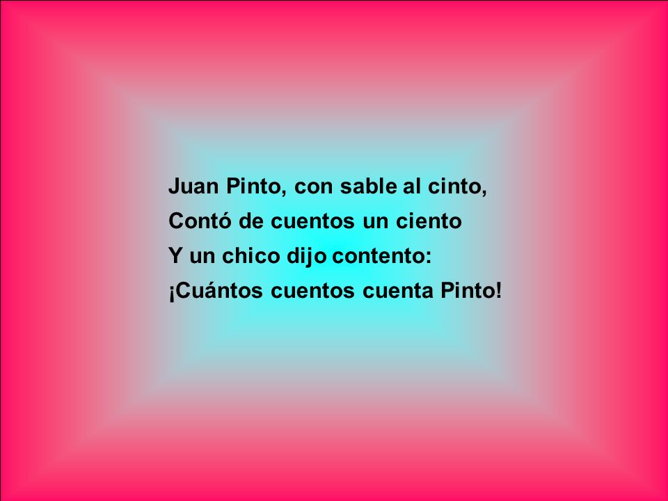 Juan Pinto, con sable al cinto,