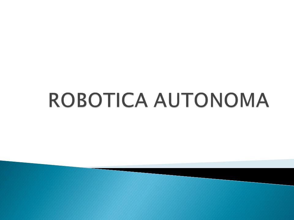ROBOTICA AUTONOMA