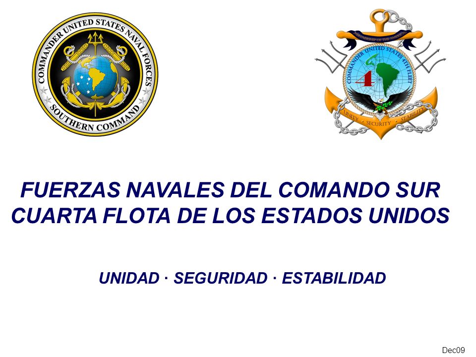 FUERZAS NAVALES DEL COMANDO SUR CUARTA FLOTA DE LOS ESTADOS UNIDOS