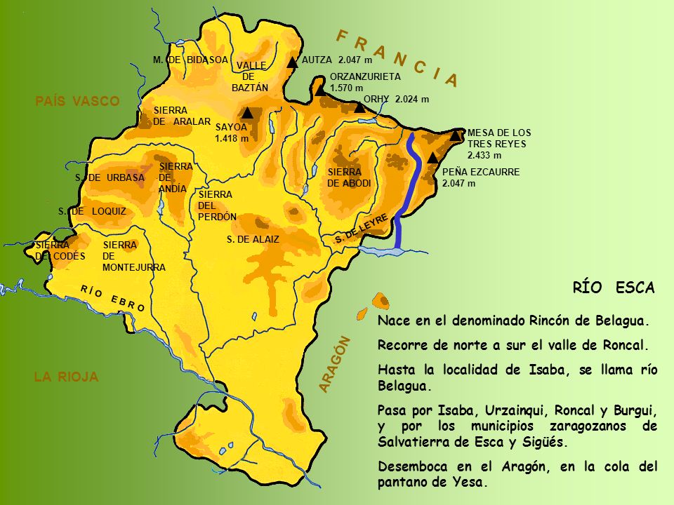 F R A N C I A PAÍS VASCO RÍO ESCA