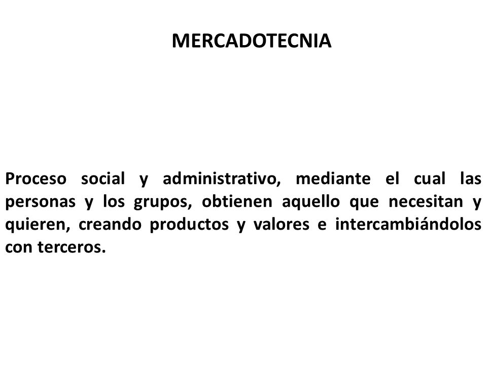 MERCADOTECNIA