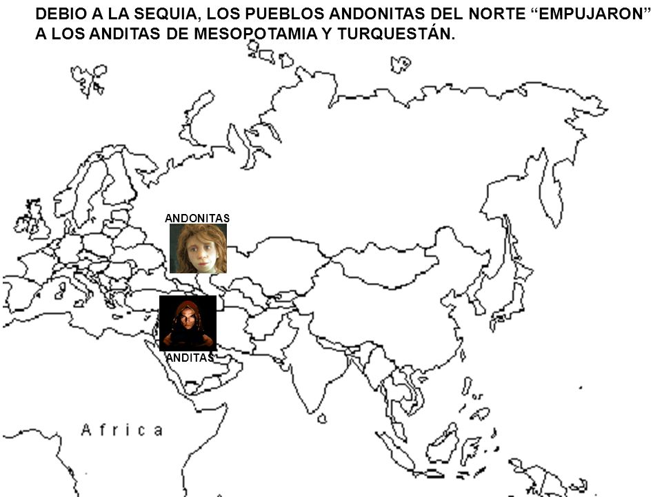 DEBIO A LA SEQUIA, LOS PUEBLOS ANDONITAS DEL NORTE EMPUJARON