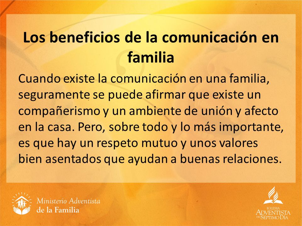 Los beneficios de la comunicación en familia