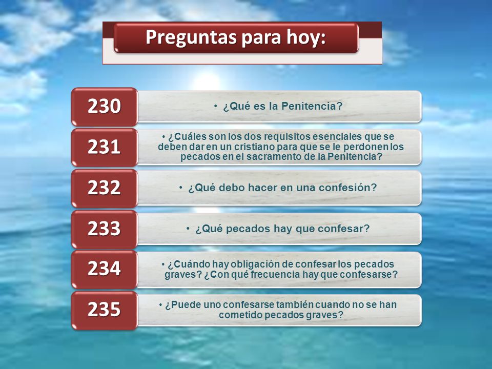 ¿Qué debo hacer en una confesión ¿Qué pecados hay que confesar