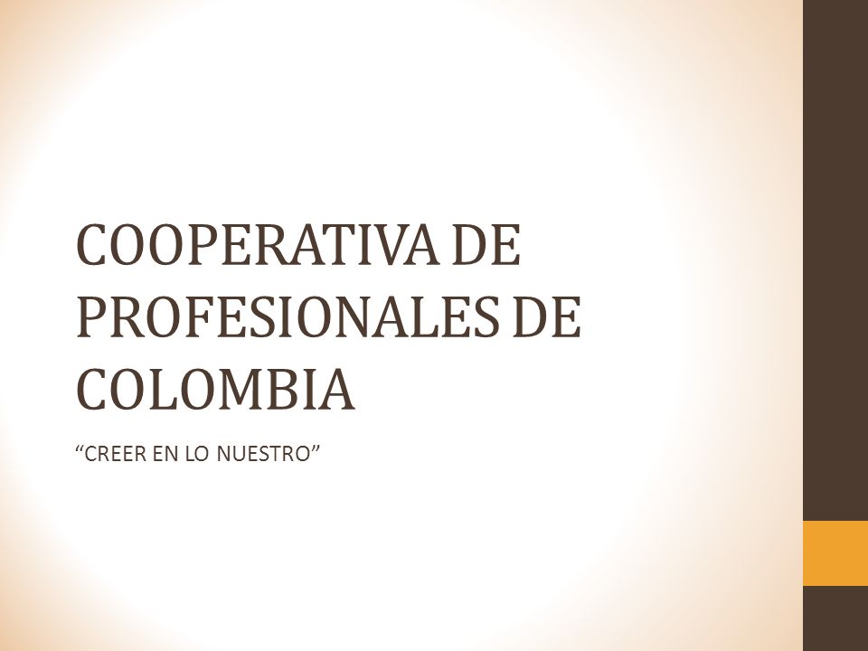 COOPERATIVA DE PROFESIONALES DE COLOMBIA