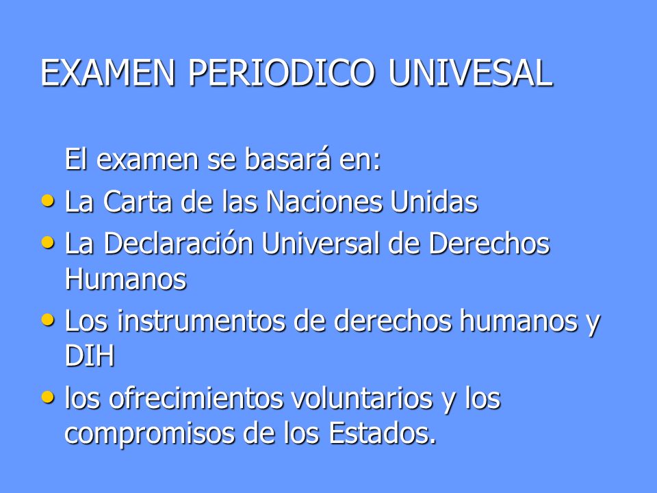 EXAMEN PERIODICO UNIVESAL