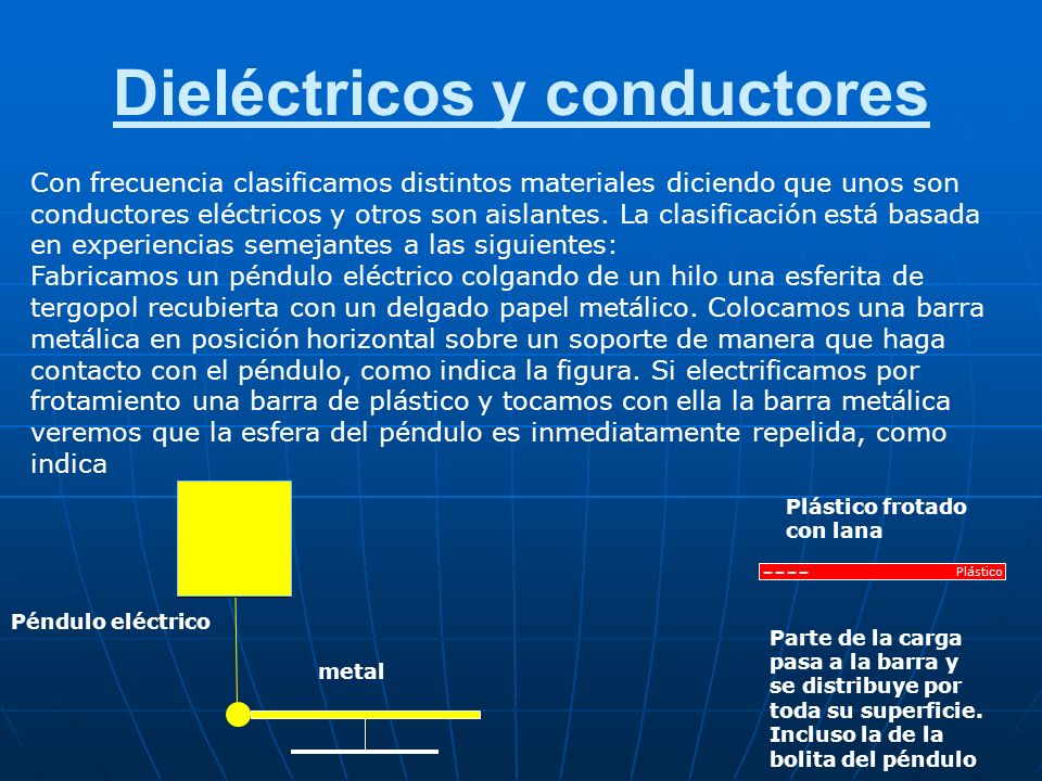Dieléctricos y conductores