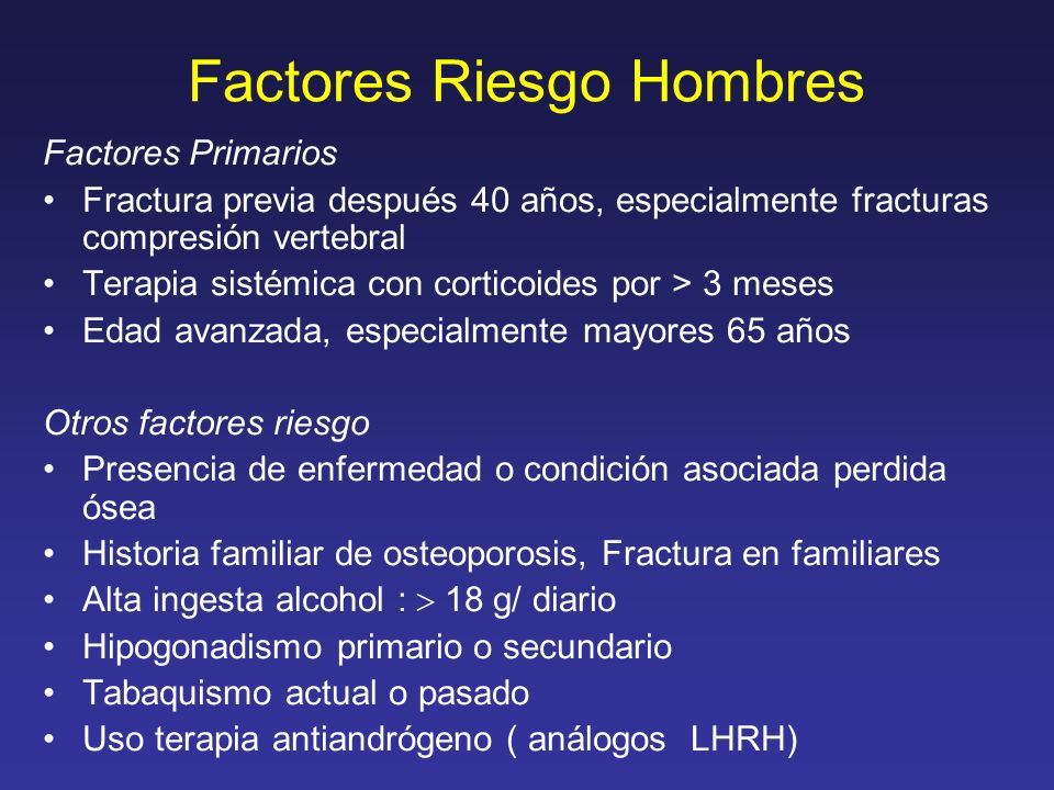 Factores Riesgo Hombres