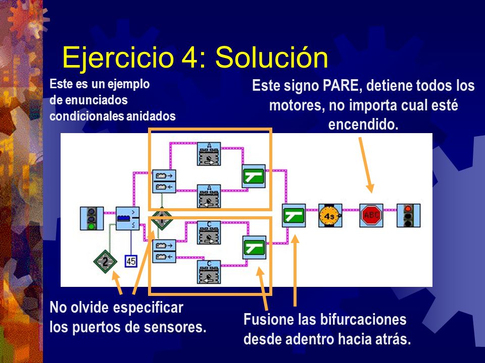 Este signo PARE, detiene todos los motores, no importa cual esté