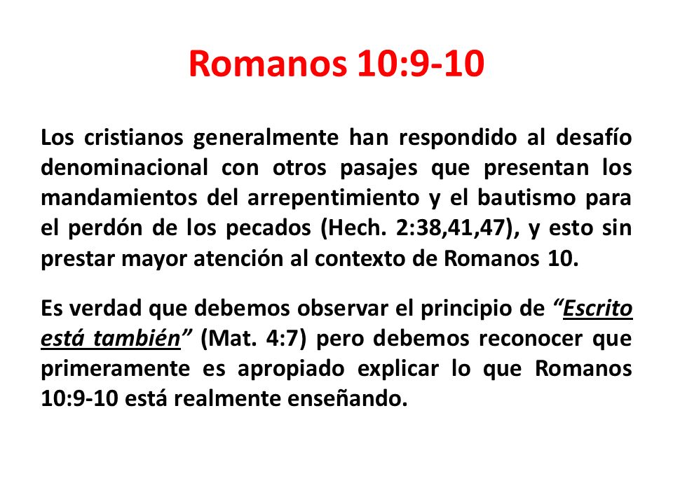 Romanos 10:9-10