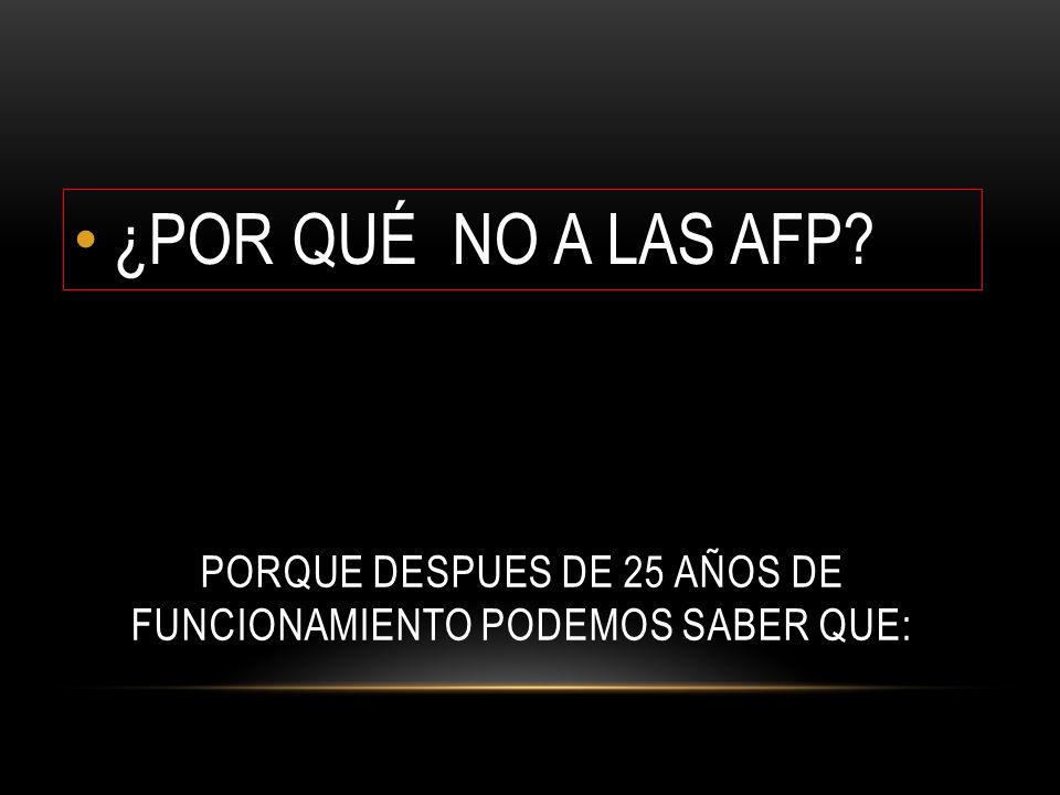 PORQUE DESPUES DE 25 AÑOS DE FUNCIONAMIENTO PODEMOS SABER QUE: