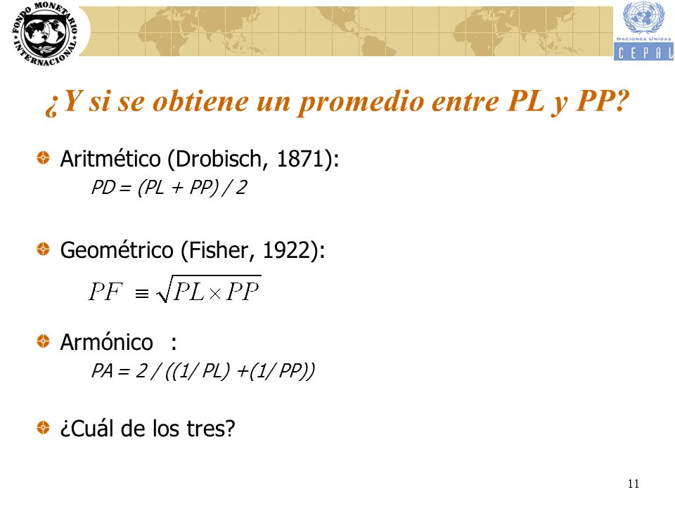 ¿Y si se obtiene un promedio entre PL y PP