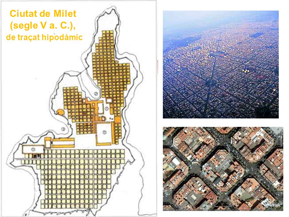 Ciutat de Milet (segle V a. C.), de traçat hipodàmic