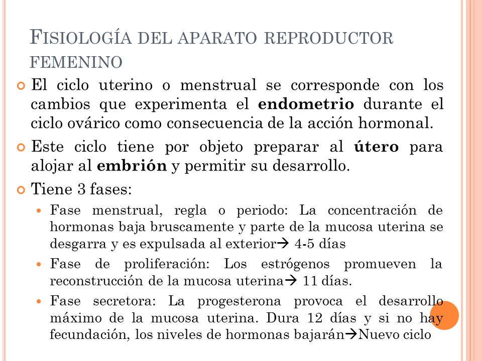 Fisiología del aparato reproductor femenino