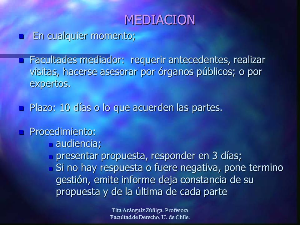 Tita Aránguiz Zúñiga. Profesora Facultad de Derecho. U. de Chile.