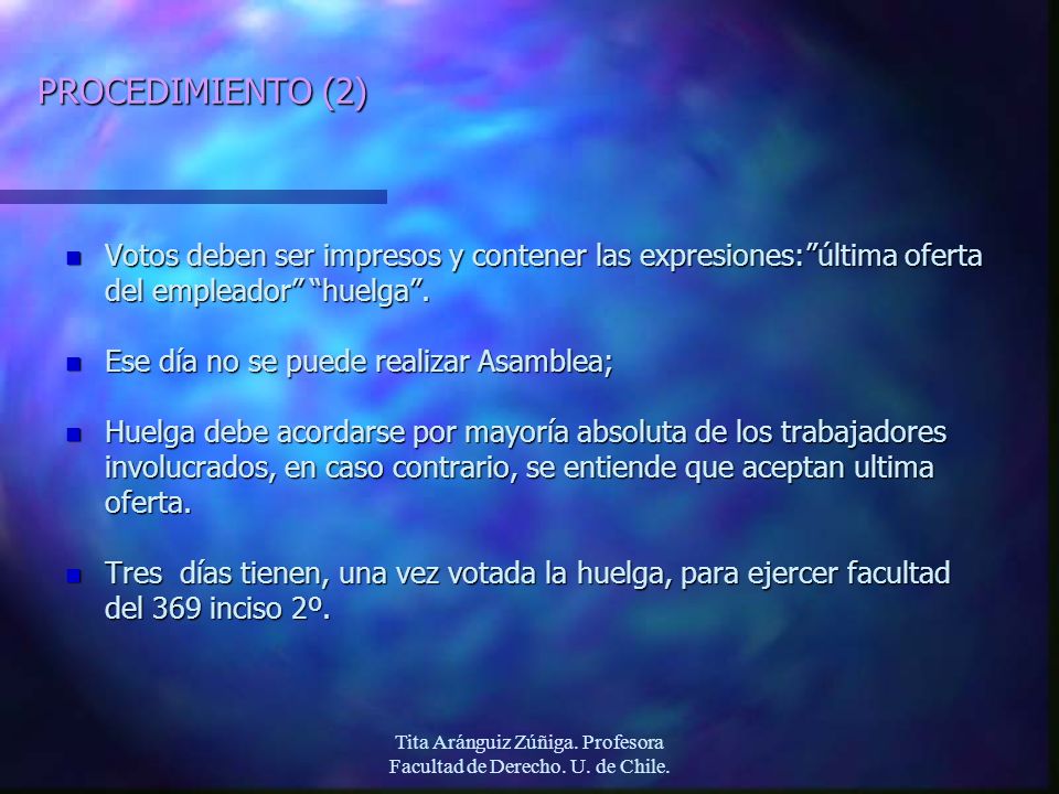 Tita Aránguiz Zúñiga. Profesora Facultad de Derecho. U. de Chile.