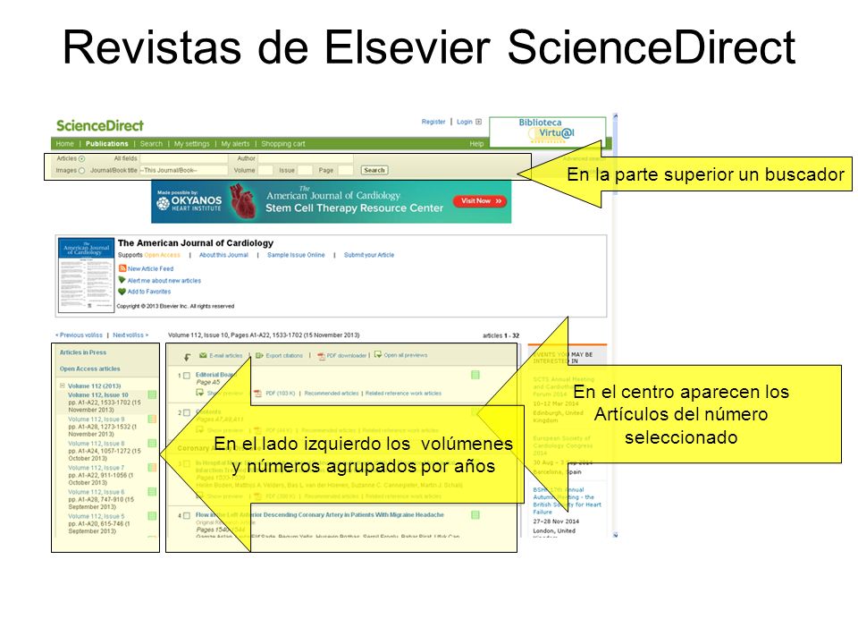 Revistas de Elsevier ScienceDirect