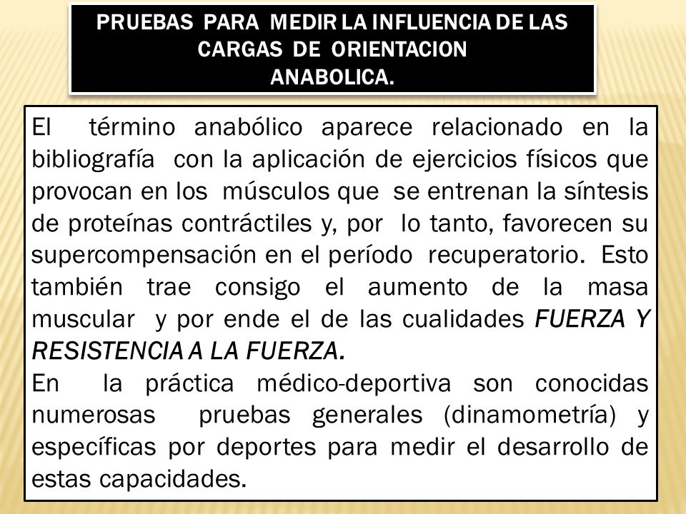 PRUEBAS PARA MEDIR LA INFLUENCIA DE LAS CARGAS DE ORIENTACION
