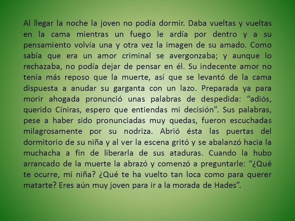 Al llegar la noche la joven no podía dormir