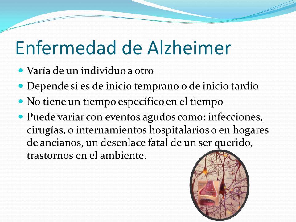 Enfermedad de Alzheimer