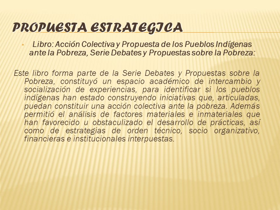 PROPUESTA ESTRATEGICA