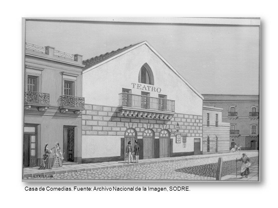 Casa de Comedias. Fuente: Archivo Nacional de la Imagen, SODRE.