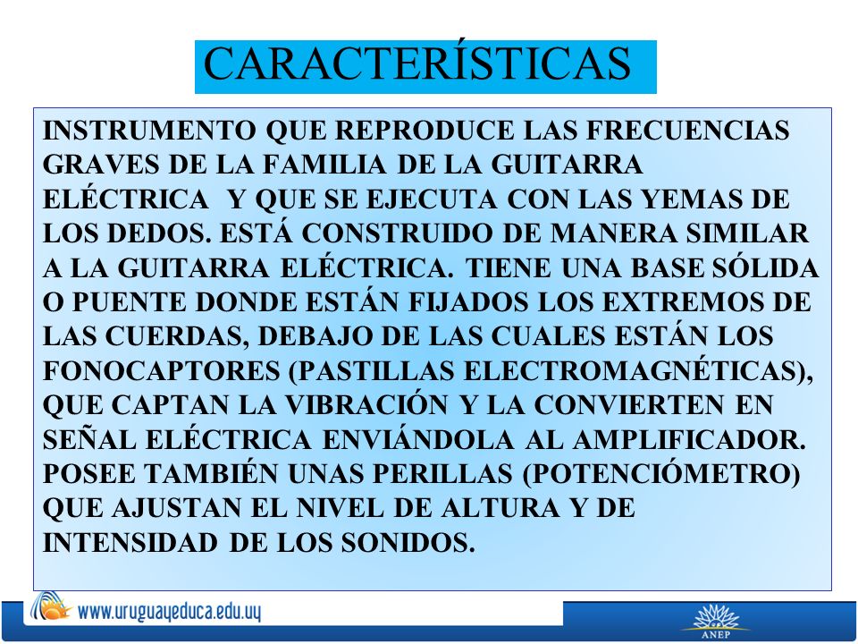 CARACTERÍSTICAS