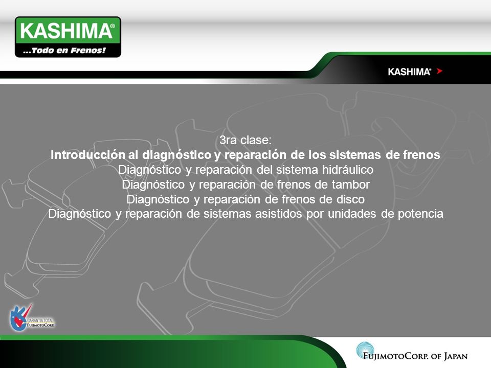 Introducción al diagnóstico y reparación de los sistemas de frenos