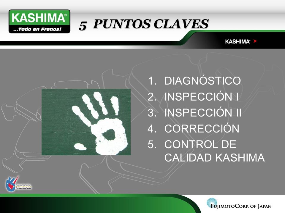 5 PUNTOS CLAVES DIAGNÓSTICO INSPECCIÓN I INSPECCIÓN II CORRECCIÓN