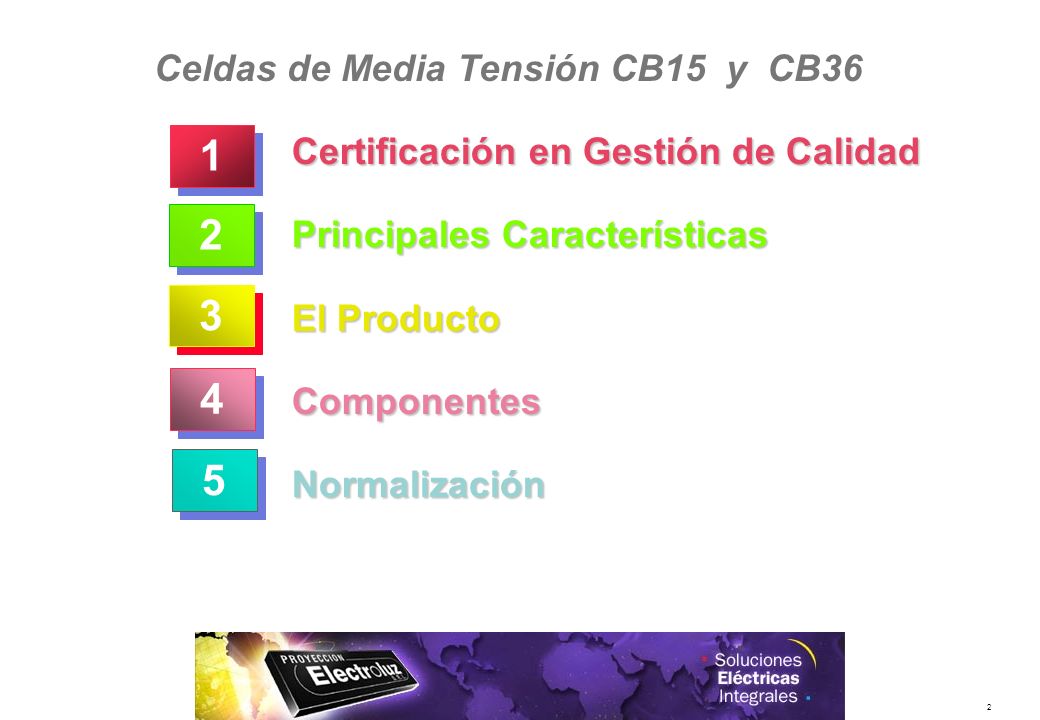 Celdas de Media Tensión CB15 y CB36