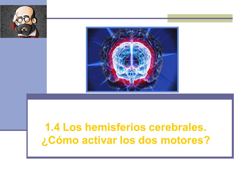 1.4 Los hemisferios cerebrales. ¿Cómo activar los dos motores