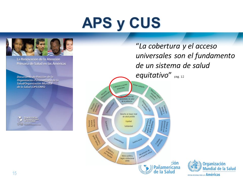 APS y CUS La cobertura y el acceso universales son el fundamento de un sistema de salud equitativo pag.