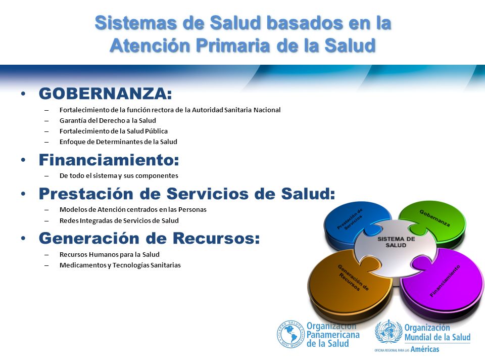 Sistemas de Salud basados en la Atención Primaria de la Salud