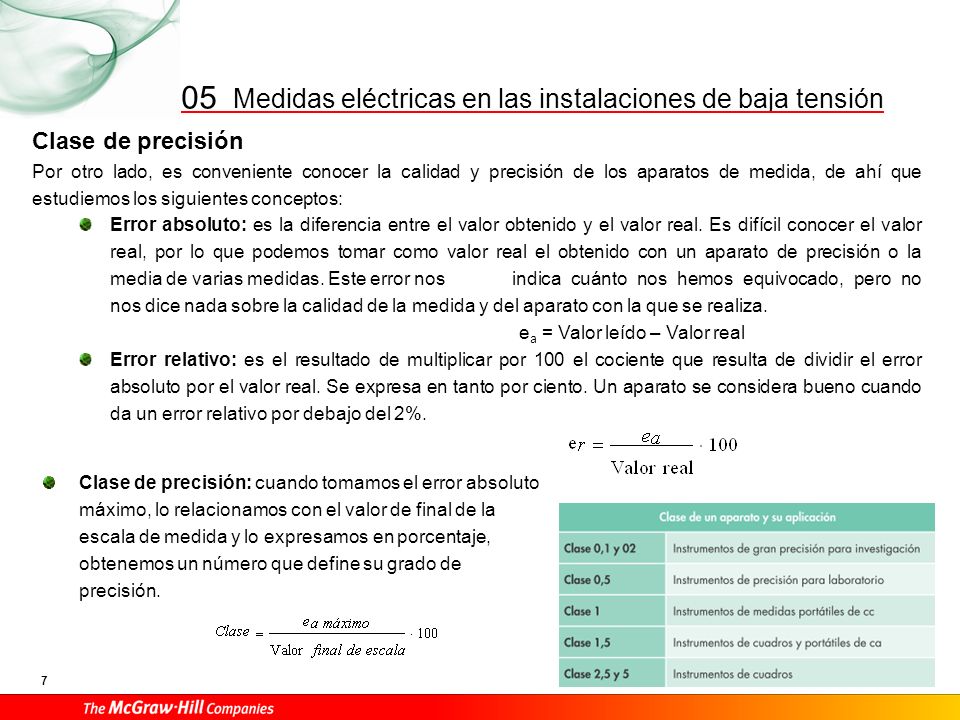 Escalas, campos de medida, campo de lecturas y constante de medida