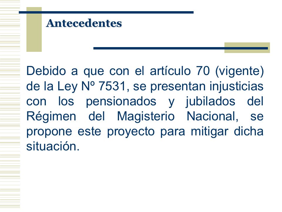 Antecedentes