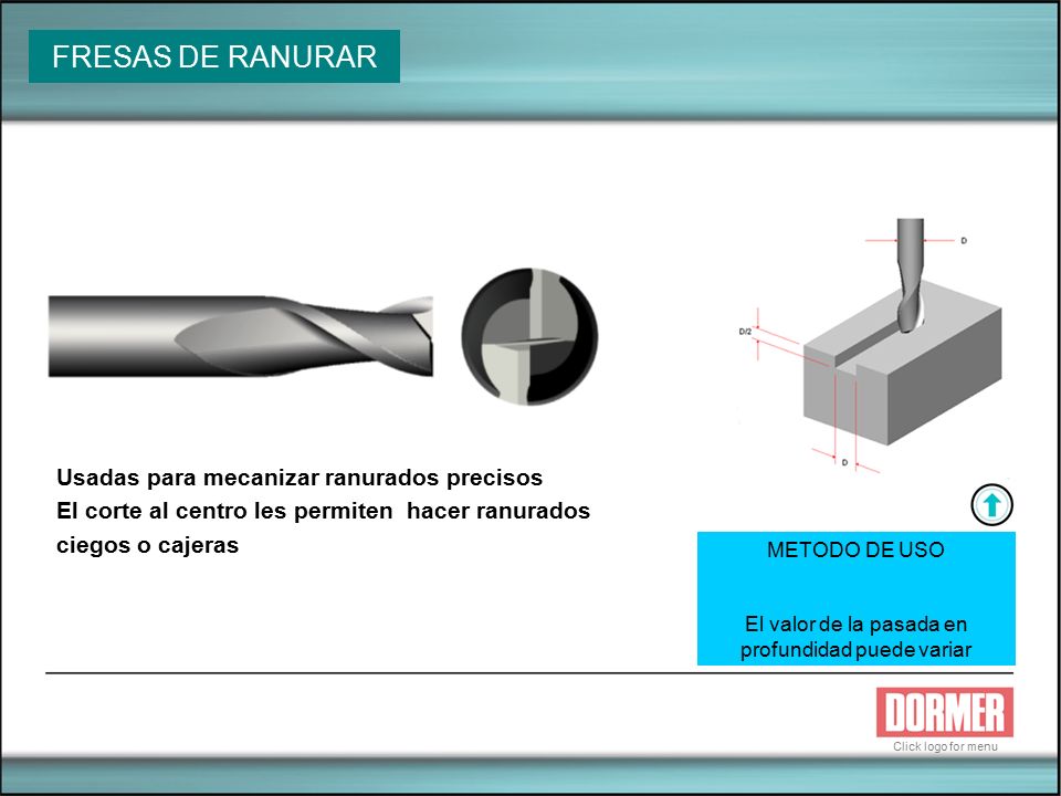 El valor de la pasada en profundidad puede variar