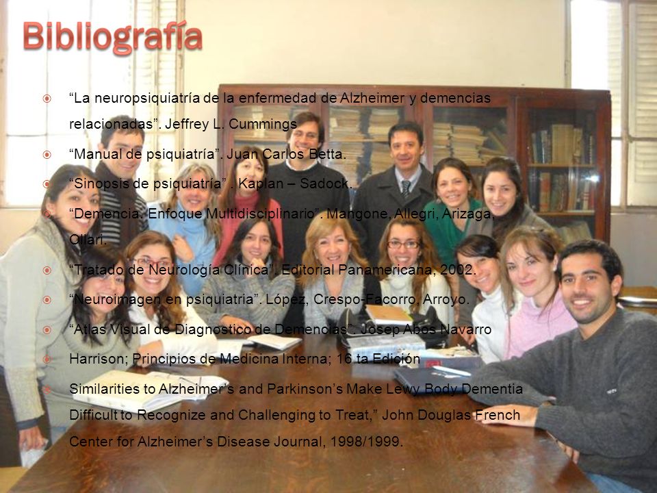 La neuropsiquiatría de la enfermedad de Alzheimer y demencias relacionadas . Jeffrey L. Cummings
