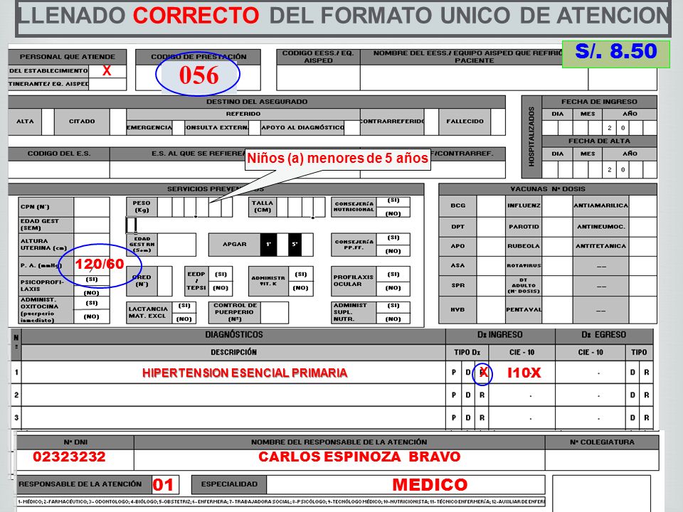 LLENADO CORRECTO DEL FORMATO UNICO DE ATENCION S/