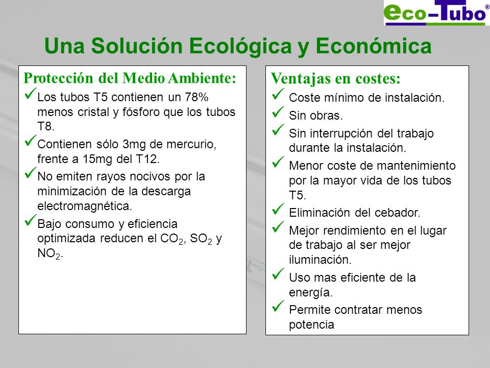 Una Solución Ecológica y Económica