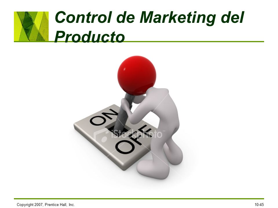 Control de Marketing del Producto