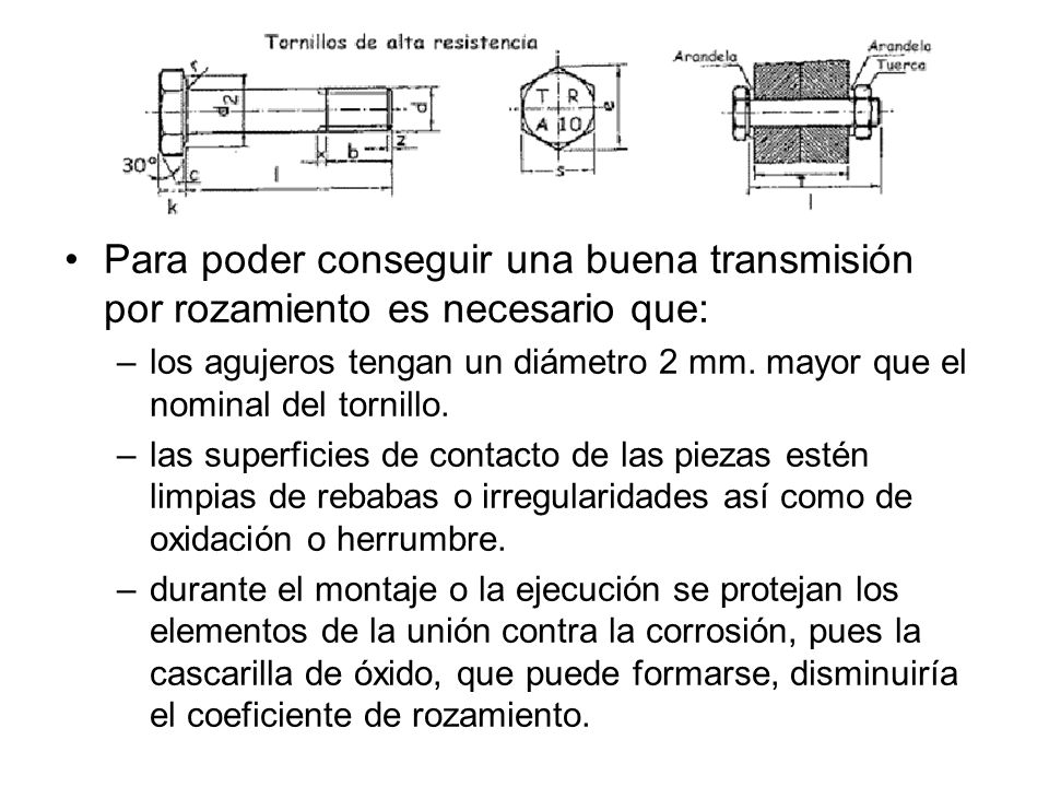 Para poder conseguir una buena transmisión por rozamiento es necesario que: