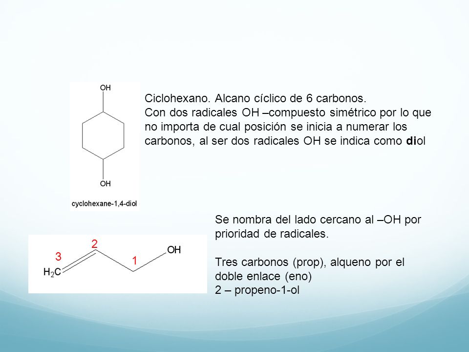 Ciclohexano. Alcano cíclico de 6 carbonos.