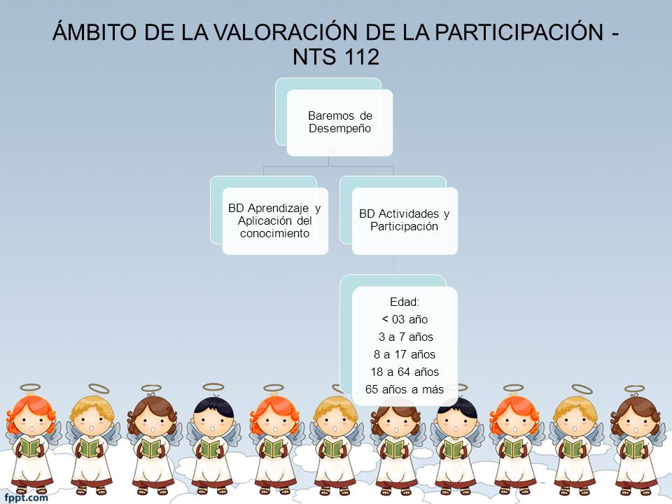 ÁMBITO DE LA VALORACIÓN DE LA PARTICIPACIÓN - NTS 112
